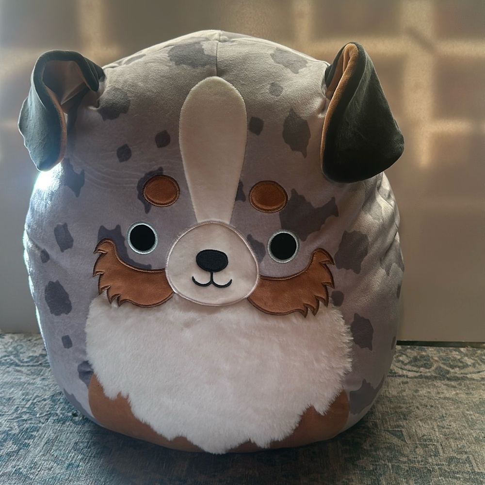 Squishmallow 16" Raylor the Australian Shepherd med Stuffed Plush Kellytoy